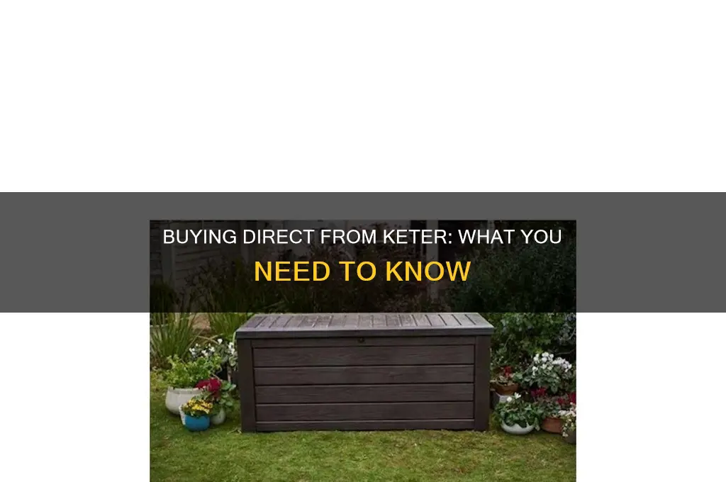 can you buy direct from keter
