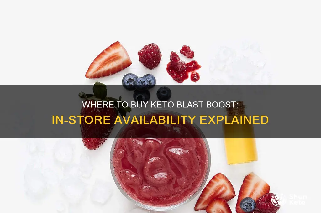 can you buy keto blast boost in any store
