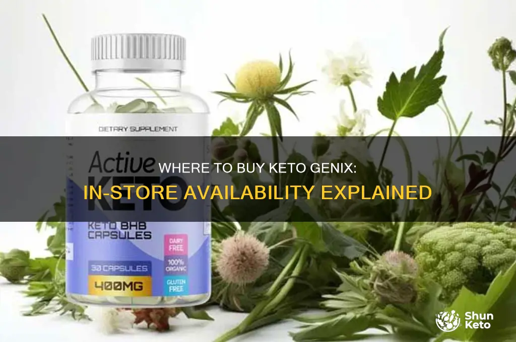 can you buy keto genix in stores