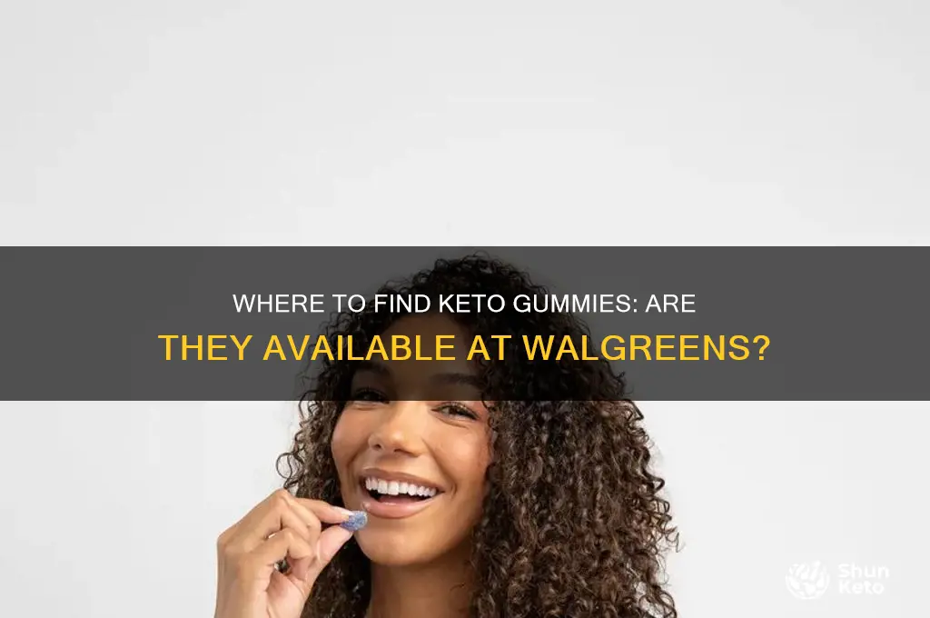 can you buy keto gummies at walgreens