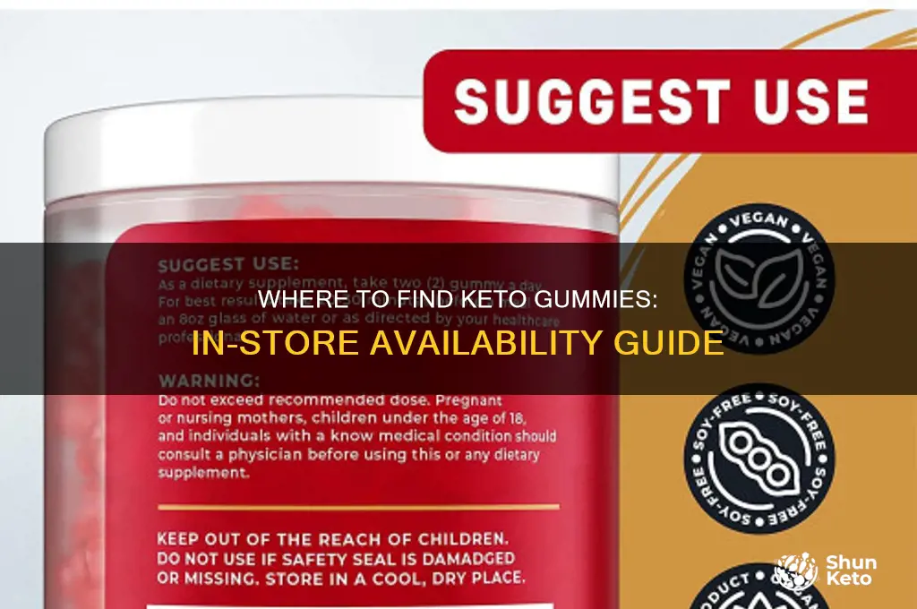 can you buy keto gummies in a store