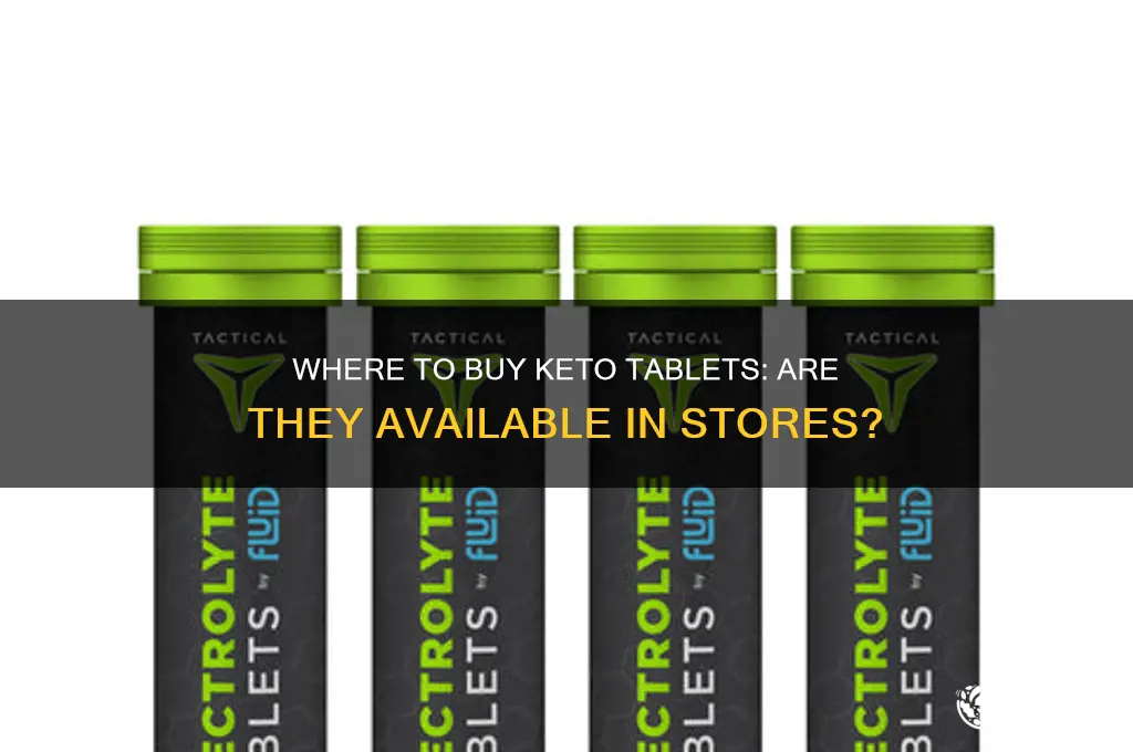 can you buy keto tablets in shops