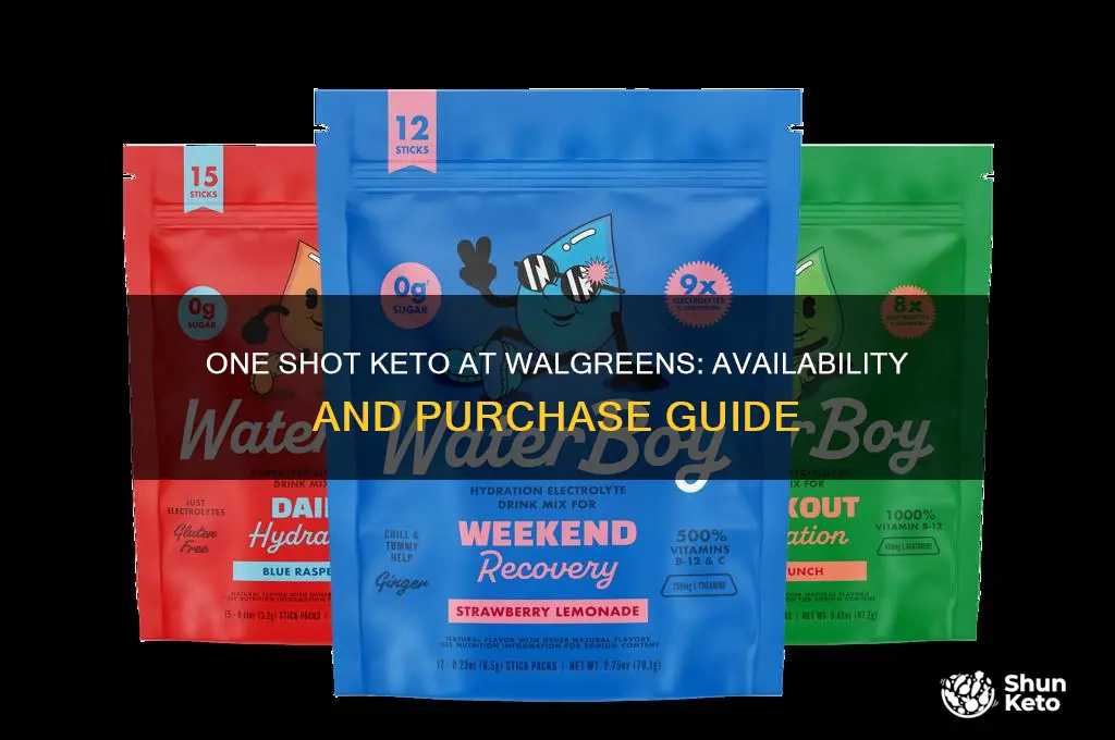 can you buy one shot keto at walgreens