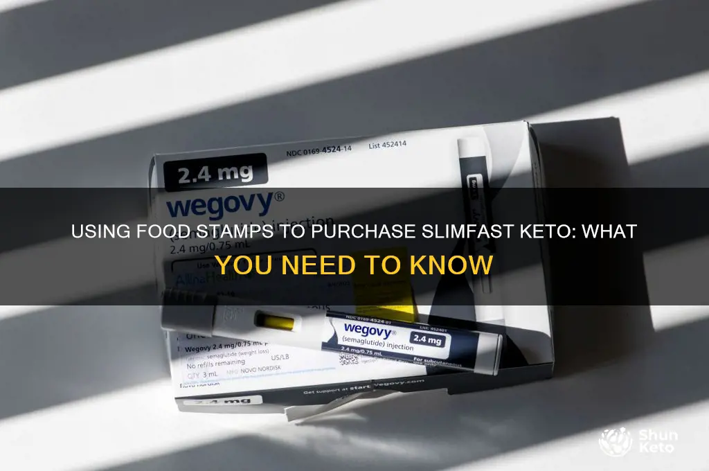 can you buy slimfast keto with food stamps