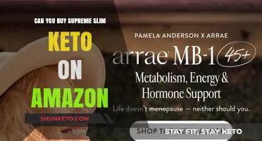 Is Supreme Slim Keto Available for Purchase on Amazon?