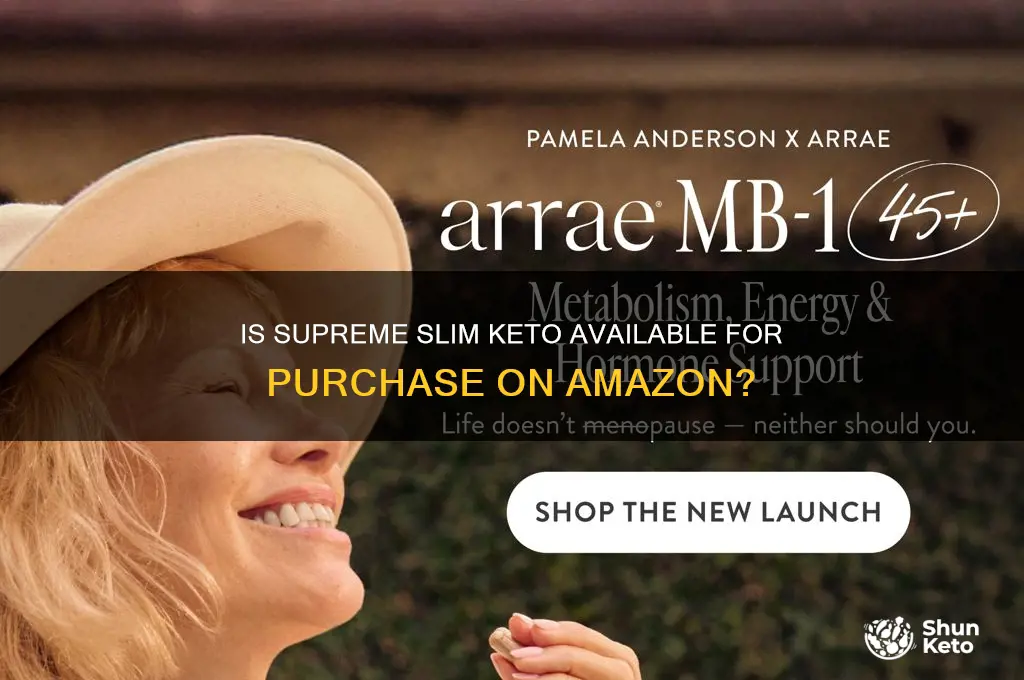 can you buy supreme slim keto on amazon