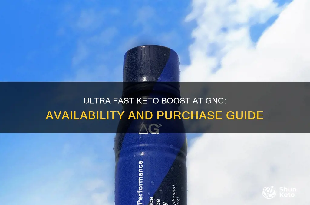 can you buy ultra fast keto boost at gnc