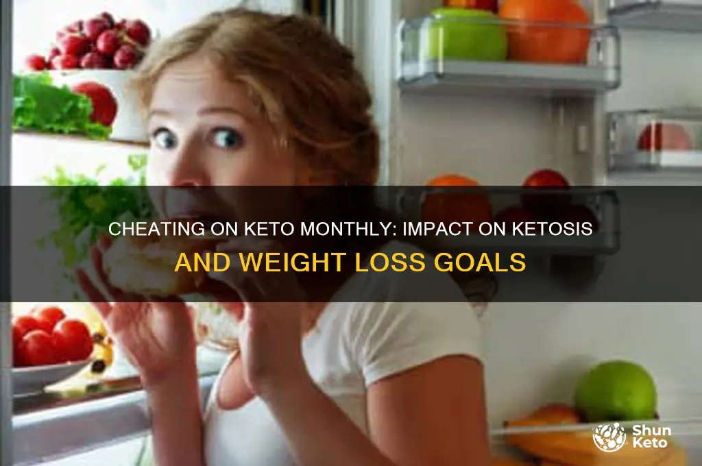 can you cheat on keto once a month