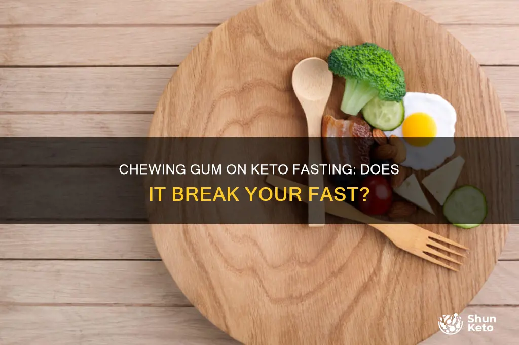 can you chew gum while fasting keto