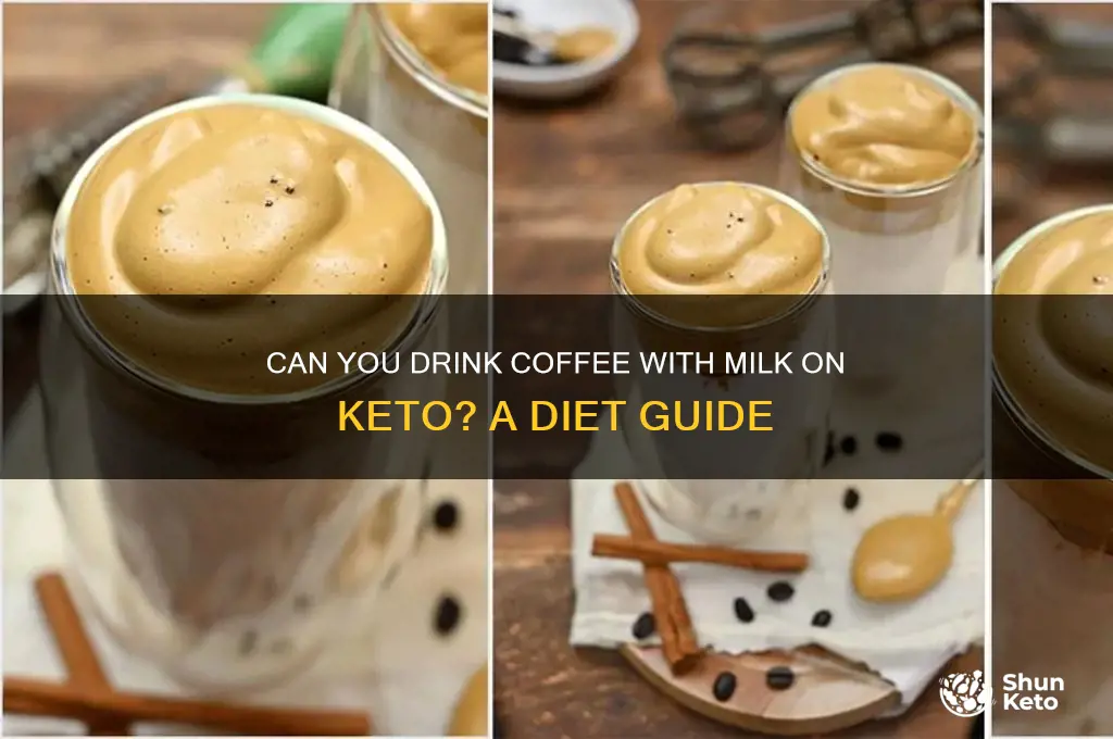 can you coffe milk on keto