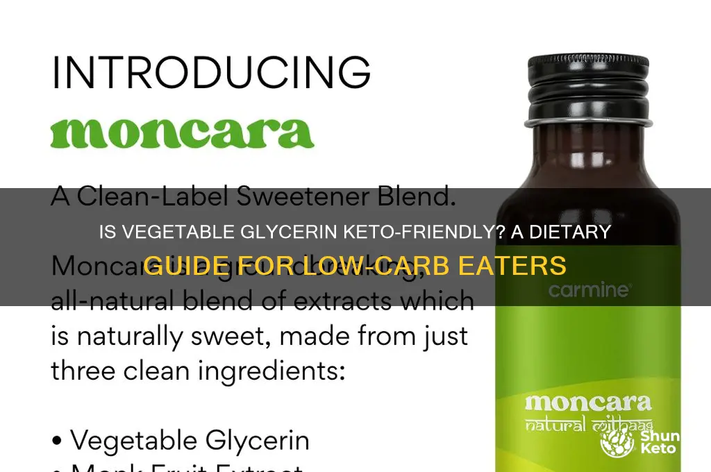 can you consume vegetable glycerin on keto
