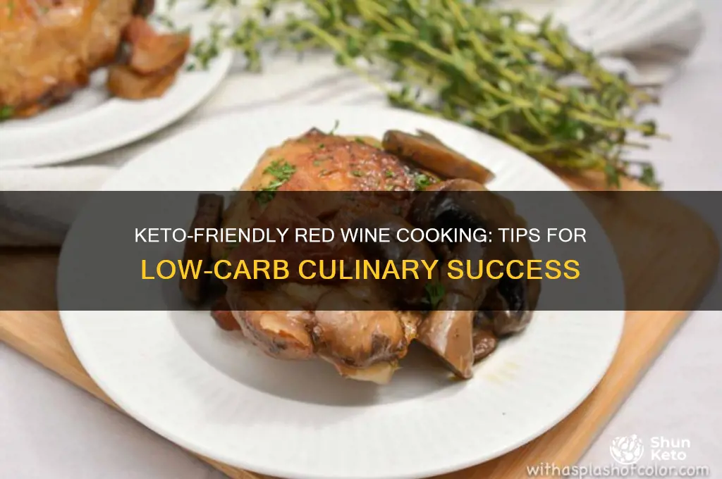 can you cook with red wine on keto