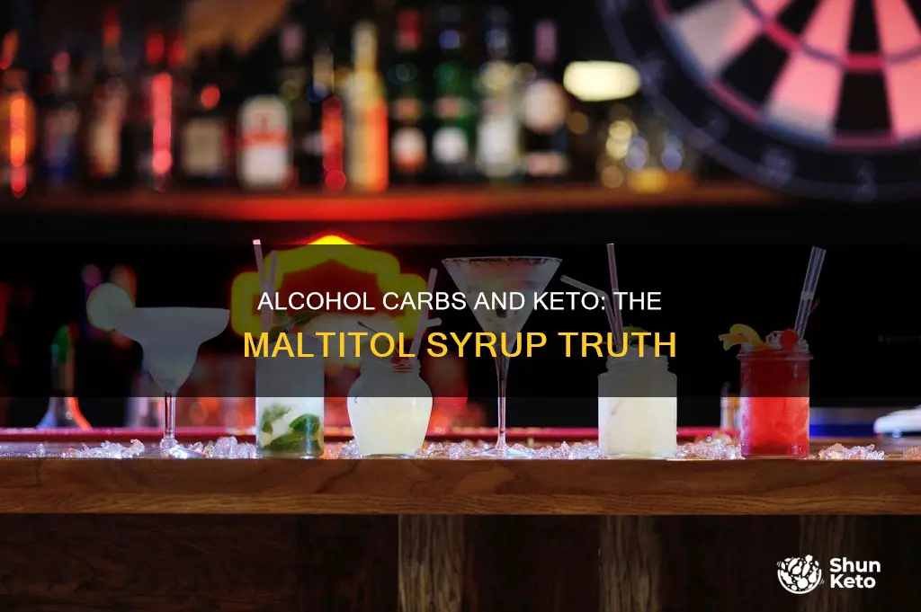 can you deduct alcohol carbs from maltitol syrup in keto