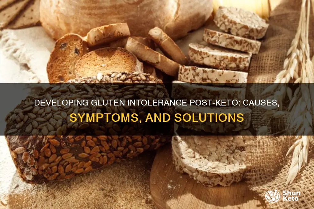 can you develop a gluten intolerance after keto