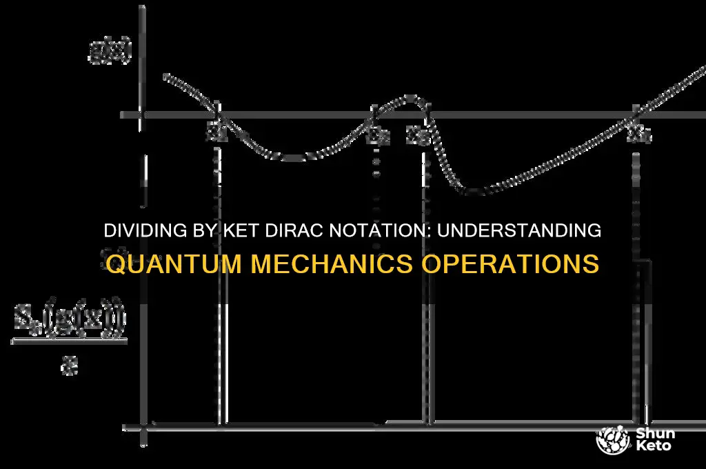 can you divide by ket dirac notation