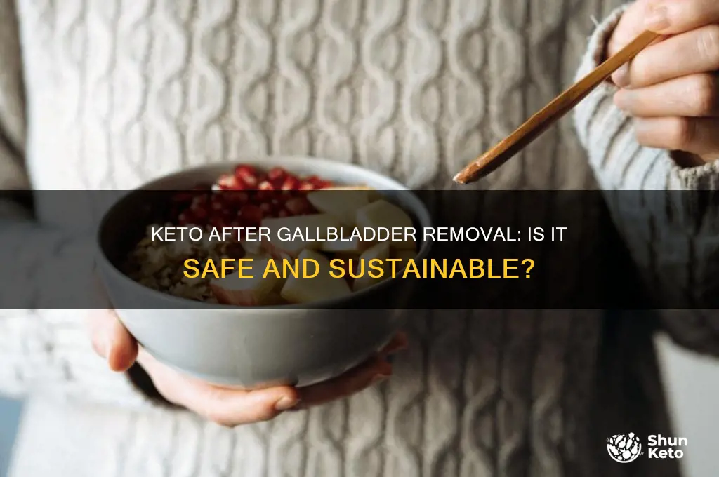 can you do keto diet after gallbladder removal