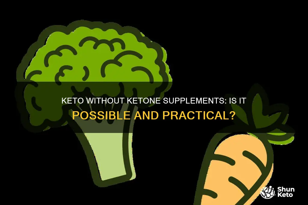 can you do keto diet without supplements of ketones