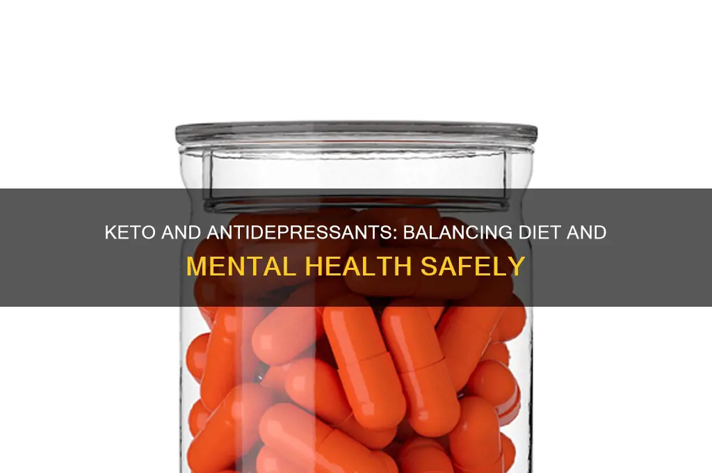 can you do keto on antidepressants