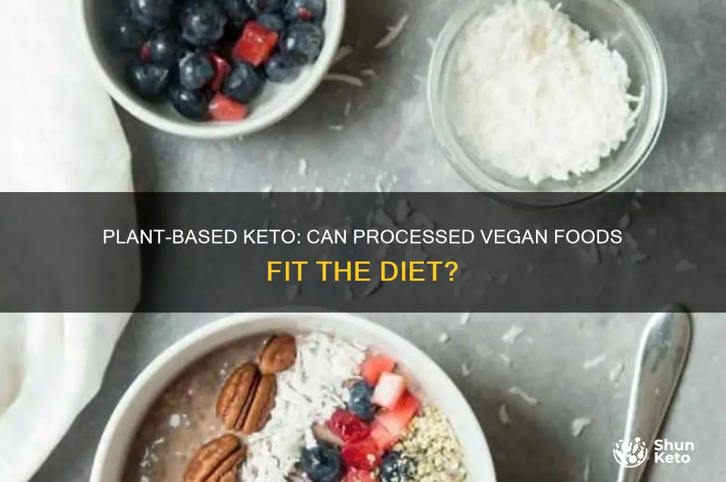 can you do keto on plant based processed food diet