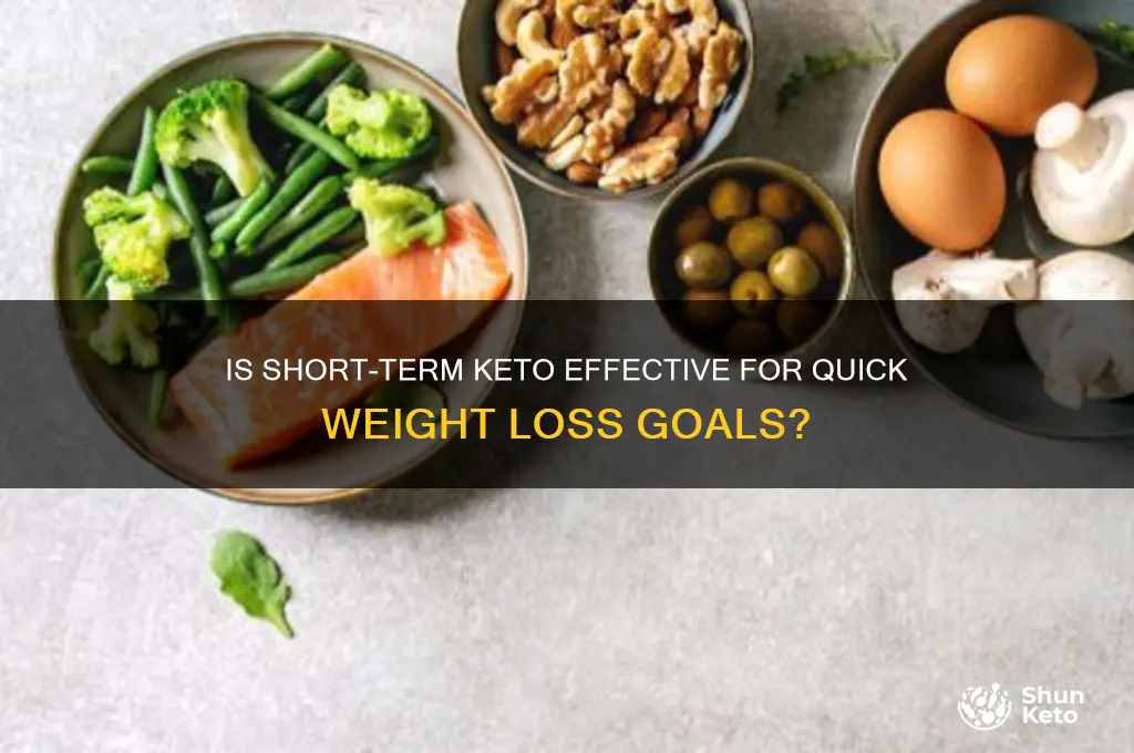 can you do keto short term