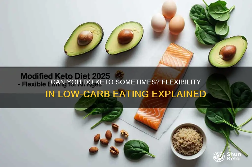 can you do keto sometimes