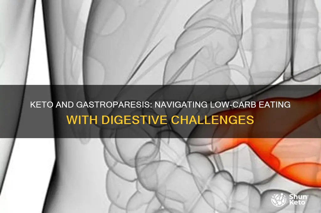 can you do keto with gastroparesis