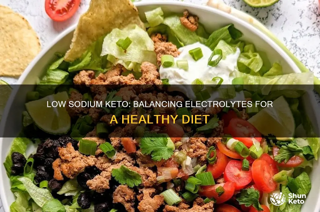 can you do low sodium keto
