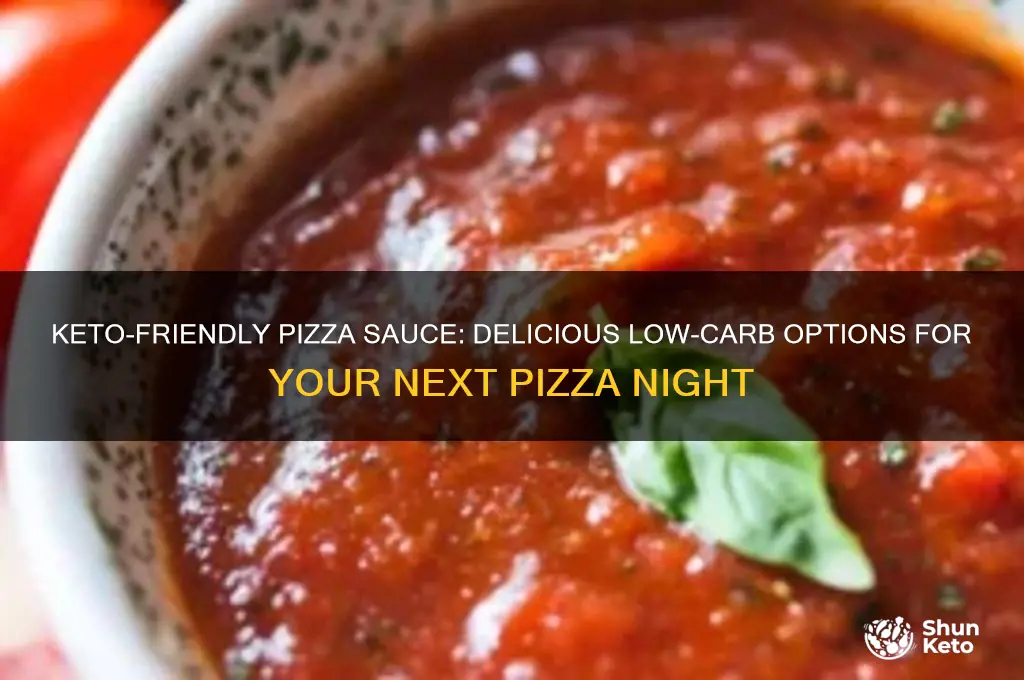 can you do pizza sauce on keto
