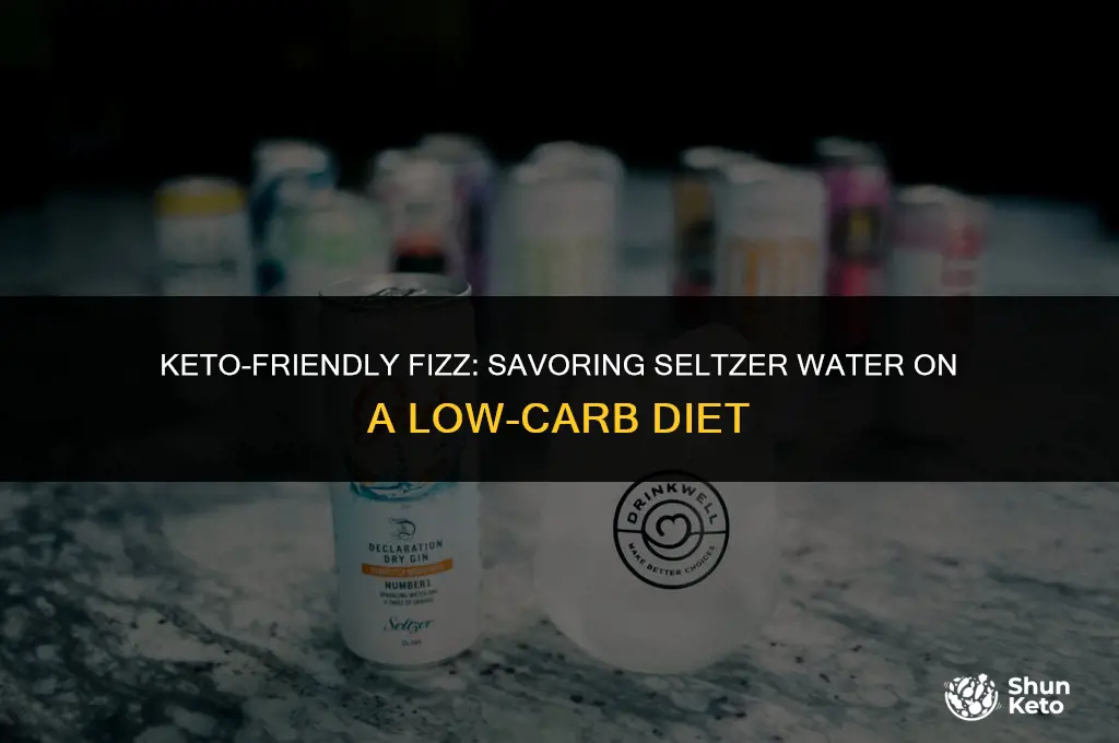can you drink selzter water on keto friendly beverages