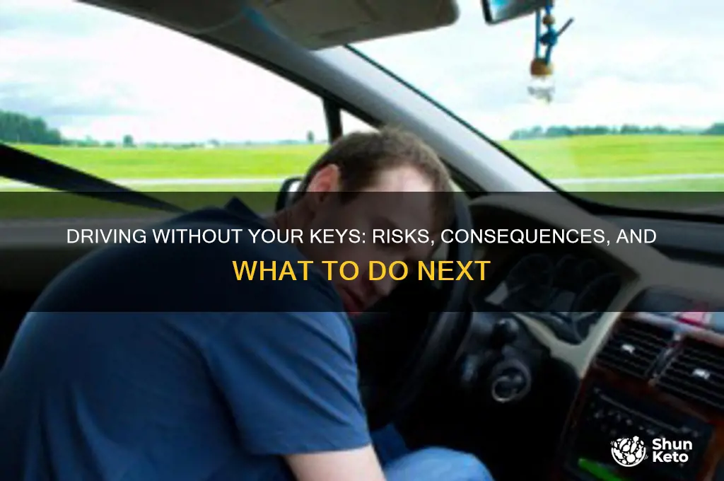 can you drive off without your kets