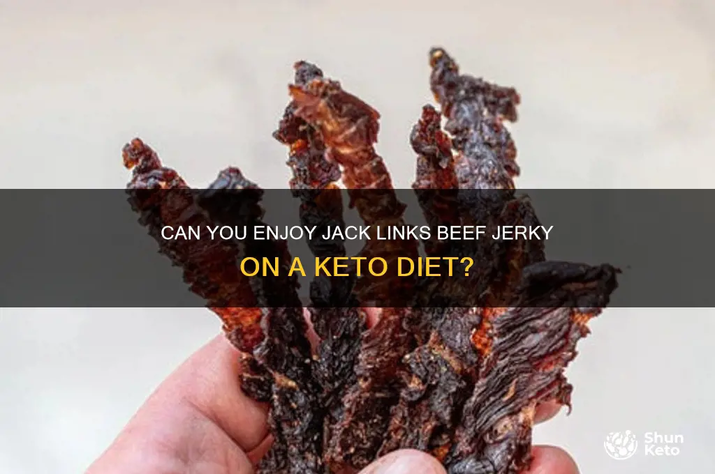 can you ear jack link on keto