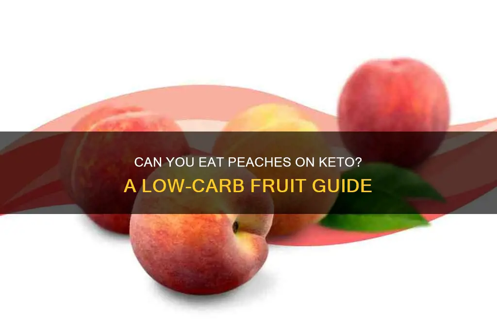 can you ear peach on keto