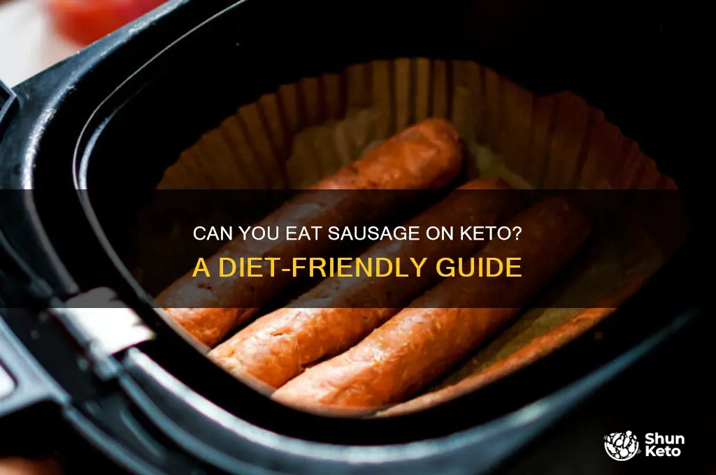 can you east sausage on a keto diet