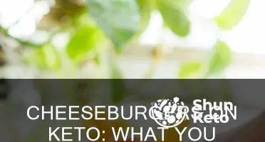 can you eat a cheeseburger on keto