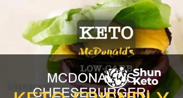 can you eat a mc donalds cheese burger on keto