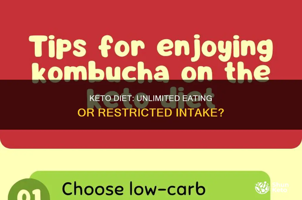 can you eat any amount on keto diet