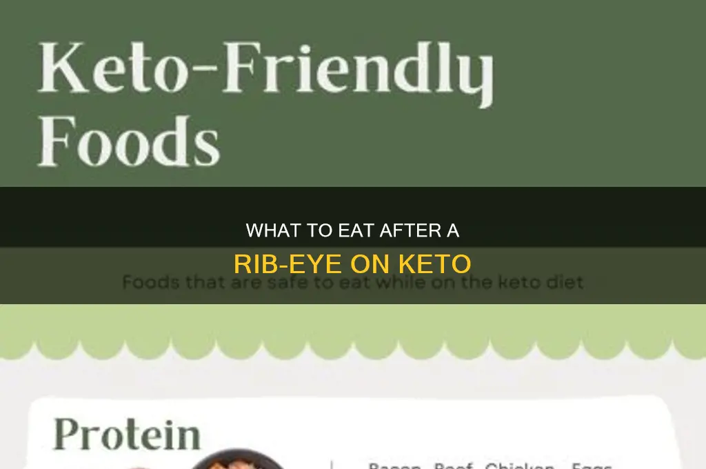 can you eat anything afyer rib eye on keto