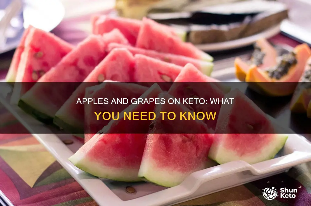 can you eat apples and grapes on the keto diet
