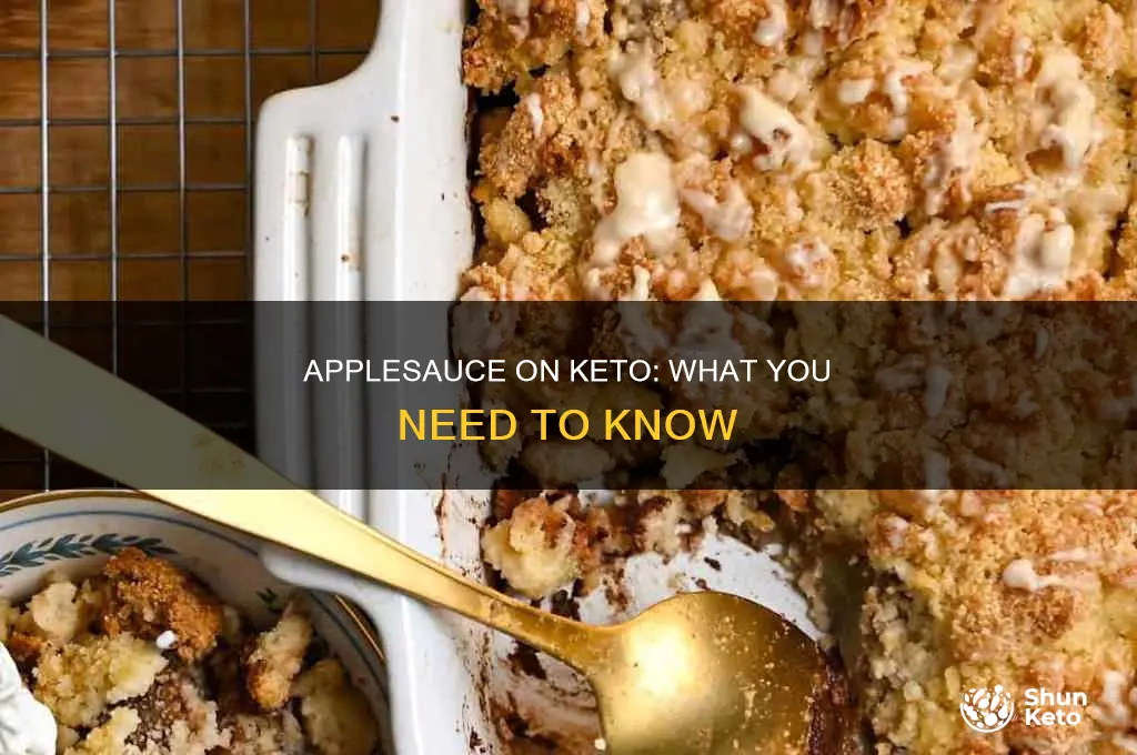 can you eat applesauce on keto