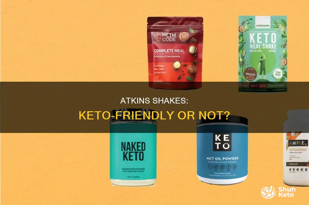 can you eat atkins shakes on keto