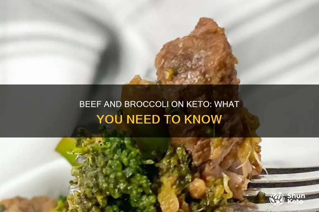 can you eat beef and broccoli on keto