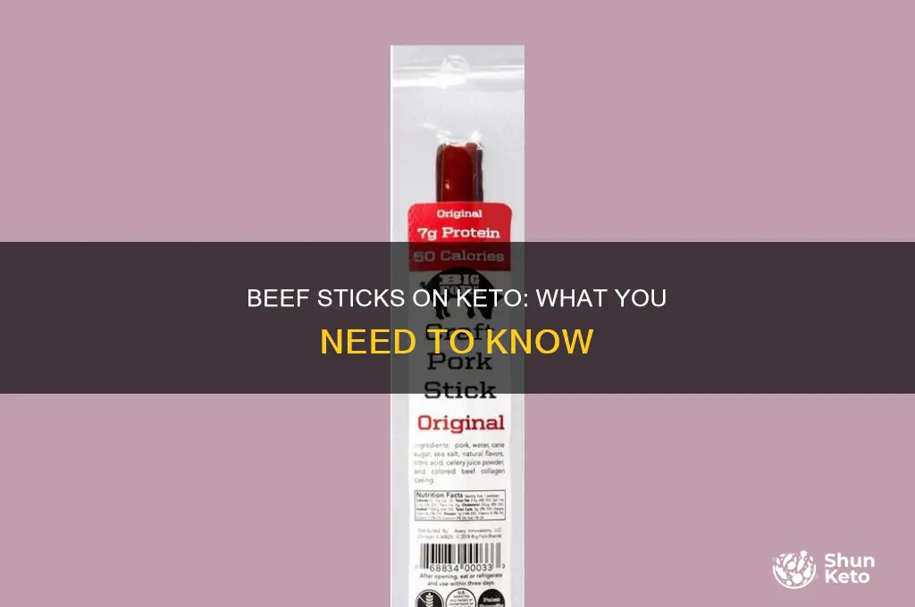can you eat beef sticks on keto
