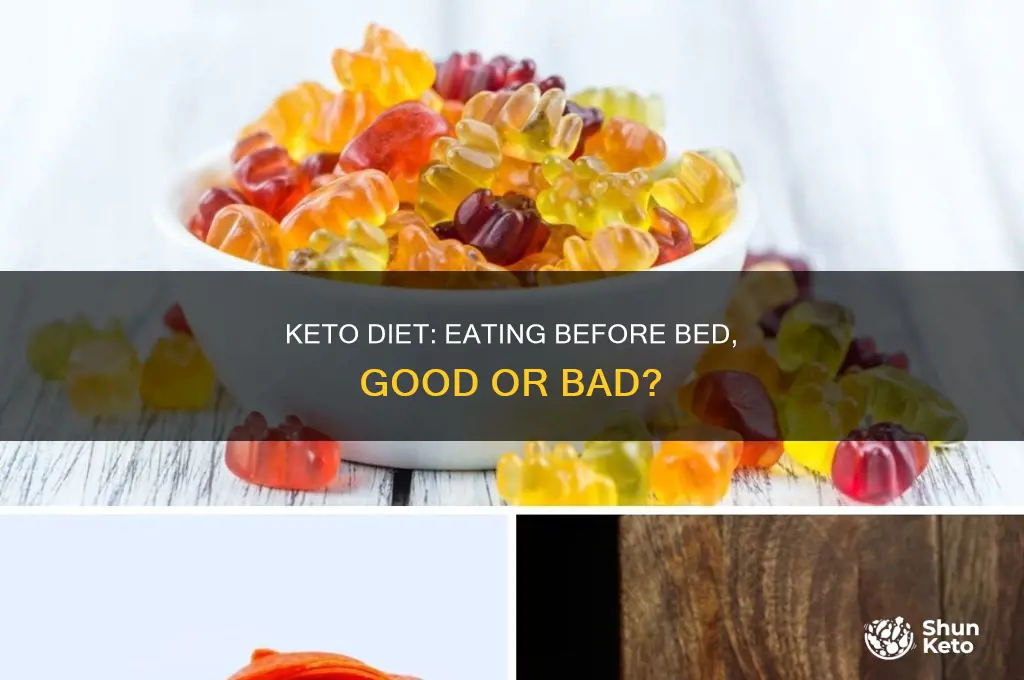 can you eat before bed on a keto diet