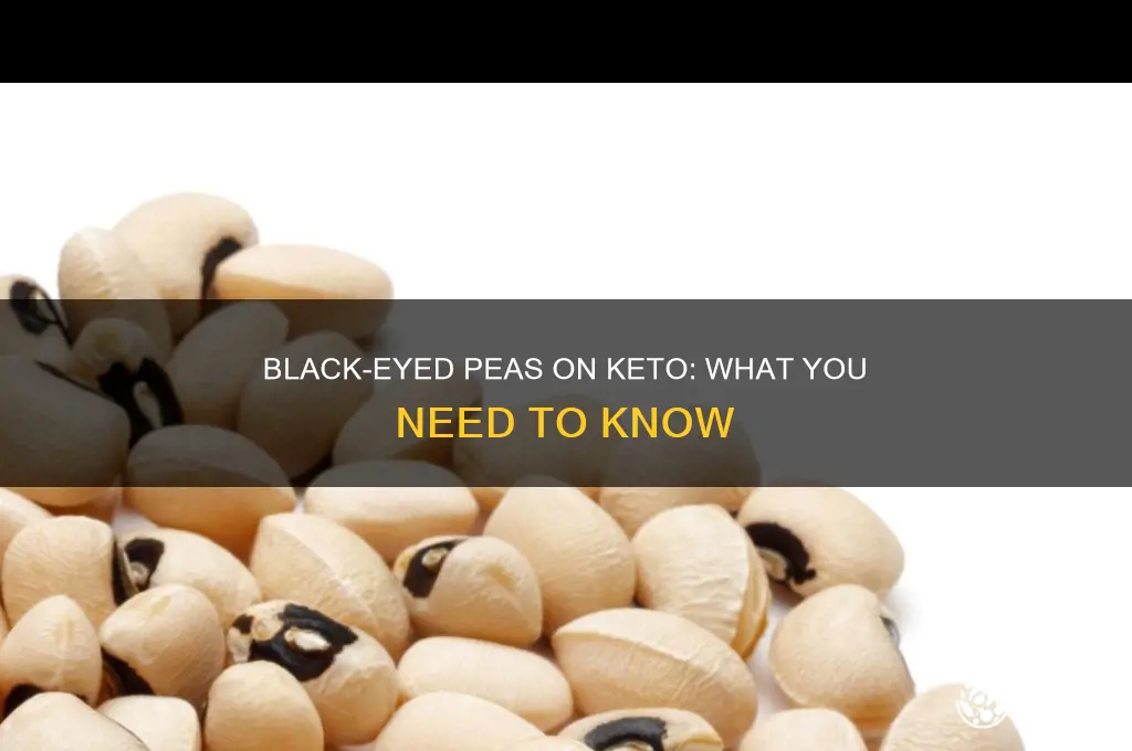 can you eat black eyed peas on keto