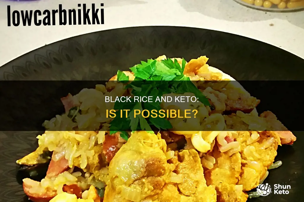 can you eat black rice on keto