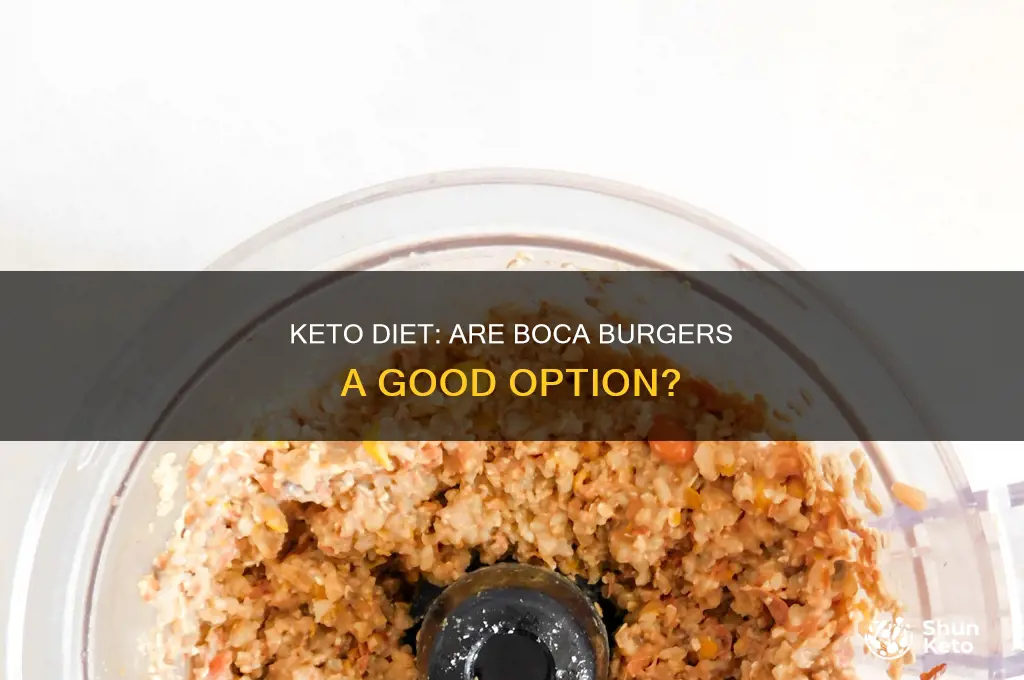 can you eat boca burgers on keto