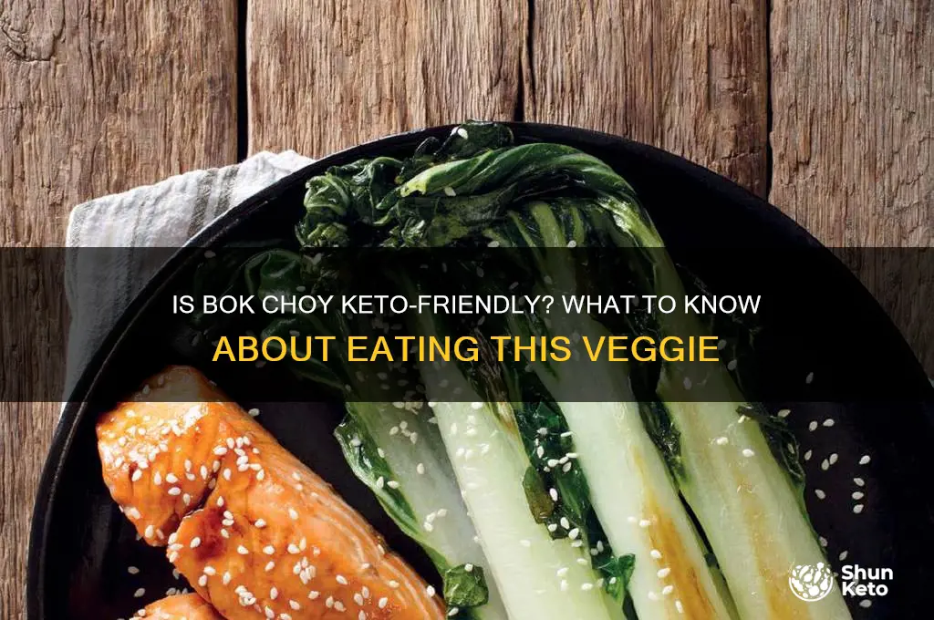 can you eat bok choy on keto