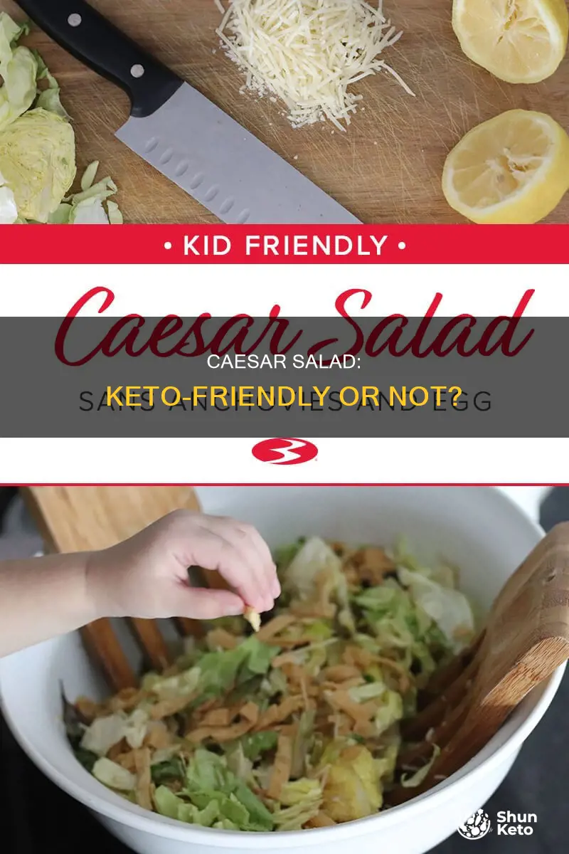 can you eat caesar salad on keto