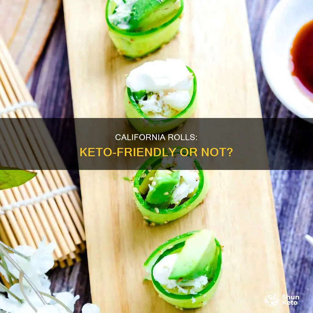 can you eat california rolls on keto