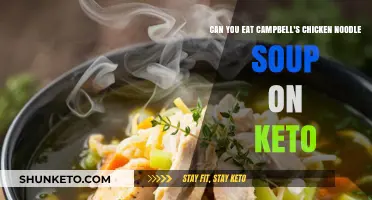 Keto Diet: Can Campbell's Chicken Noodle Soup Fit?